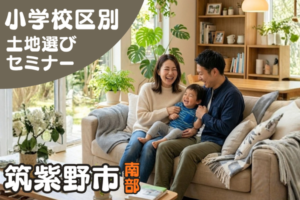 【筑紫野市】原田小・筑紫小・ 筑紫東小・ 山口小での土地選びセミナー